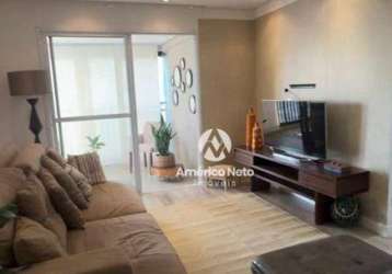 Apartamento com 3 dormitórios à venda, 82 m² por r$ 880.000,00 - santa paula - são caetano do sul/sp