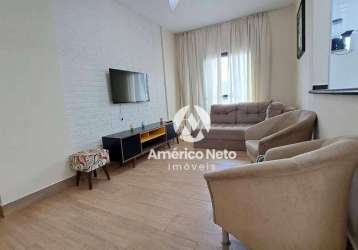 Apartamento com 2 dormitórios à venda, 75 m² por r$ 480.000 - canto do forte - praia grande/sp