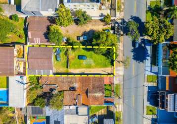 Terreno à venda na rua teófilo otoni, 122, cajuru, curitiba, 847 m2 por r$ 1.085.000