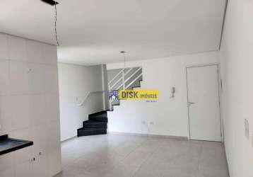 Cobertura com 3 dormitórios à venda, 132 m² por r$ 595.000,00 - vila pires - santo andré/sp