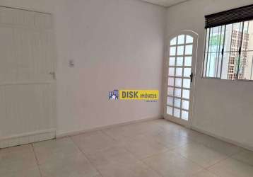 Casa com 1 dormitório para alugar, 80 m² por r$ 2.420,00/mês - centro - santo andré/sp