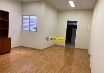 Sala para alugar, 125 m² por r$ 5.320,00/mês - centro - são bernardo do campo/sp