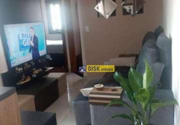 Cobertura com 2 dormitórios à venda, 79 m² por r$ 495.000 - santa maria - santo andré/sp