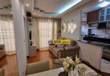 Apartamento com 2 dormitórios à venda, 54 m² por r$ 340.000 - vila gonçalves - são bernardo do campo/sp