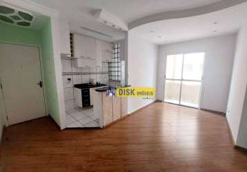 Apartamento com 2 dormitórios para alugar, 54 m² por r$ 2.369,98/mês - vila gonçalves - são bernardo do campo/sp