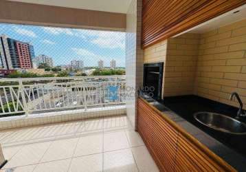 Apartamento com 2 dormitórios à venda, 72 m² por r$ 590.000 - guararapes - fortaleza/ce