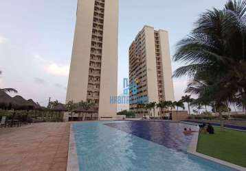 Apartamento com 2 dormitórios para alugar, 77 m² por r$ 3.477,58/mês - neópolis - natal/rn