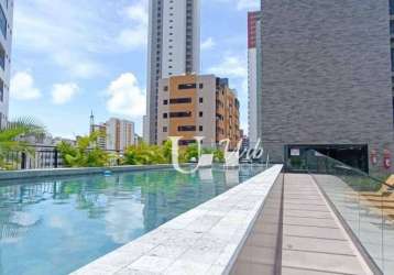 Apartamento com 3 dormitórios à venda, 77 m² por r$ 790.900,00 - tambaú - joão pessoa/pb