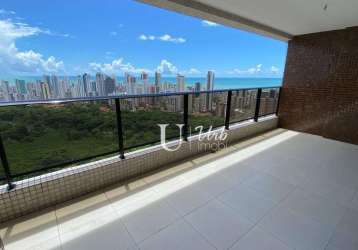 Cobertura com 4 dormitórios à venda, 409 m² por r$ 2.250.000,00 - miramar - joão pessoa/pb