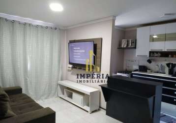 Apartamento com 2 dormitórios à venda, 46 m² por r$ 194.000,00 - condomínio reserva mont serrat - itupeva/sp