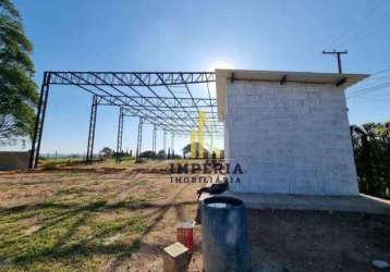 Galpão para alugar, 800 m² por r$ 12.900,00/mês - poste - jundiaí/sp