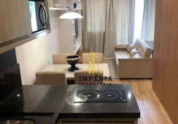 Flat com 1 dormitório para alugar, 47 m² por r$ 3.848,00/mês - centro - jundiaí/sp