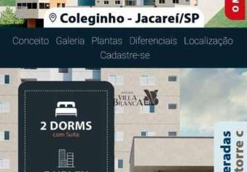 Apartamento à venda, 69 m² por r$ 329.530,71 - jardim coleginho - jacareí/sp