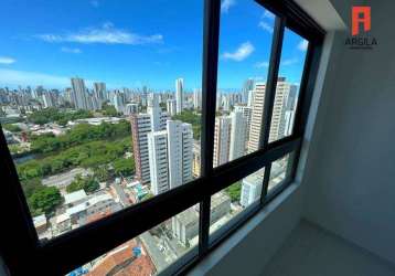 Apartamento para venda com 51 metros quadrados com 2 quartos em torre - recife - pe