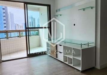 Vendo apartamento com 64 m², 02 quartos sendo 01 suíte + um reversivel em boa viagem - recife - pe