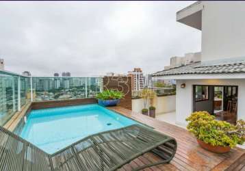 Cobertura duplex - chácara santo antônio (zona sul) com 285m²