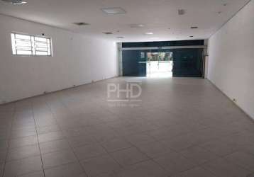 Salão 138m2 de loja com sala privada nos fundos 2 banheiros