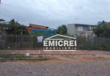 Emicrei vende terreno pronto pra construir, com 300 m² bairro santos dumont sao leopoldo