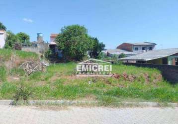 Emicrei vende terreno, 12,29 x 20,49 , escriturado, plano pronto para construção, bairro scharlau são leopoldo/rs