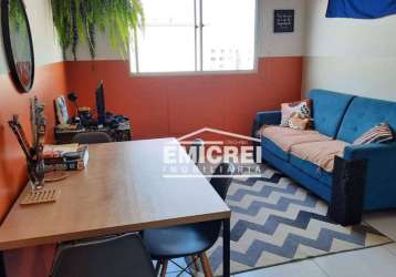 Emicrei vende apartamento com 2 dormitórios, 41 m² por r$ 155.000 - santos dumont - são leopoldo/rs