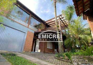 Emicrei vende casa com 04 dormitórios, 271m² por r$ 950.000 - pinheiro - são leopoldo/rs