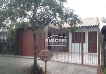 Emicrei vende casa com 02 dormitórios, 56m² por r$ 250.000 - feitoria são geraldo - são leopoldo/rs