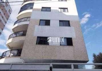 Apartamento com 1 dormitório, 83 m² - venda por r$ 370.000,00 ou aluguel por r$ 2.062,00 - centro - campos dos goytacazes/rj