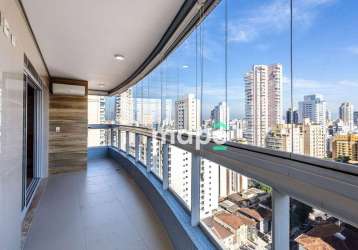 Apartamento à venda, 131 m² por r$ 1.840.000,00 - boqueirão - santos/sp