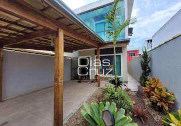 Casa com 3 dormitórios à venda, 132 m² por r$ 650.000,00 - jardim bela vista - rio das ostras/rj