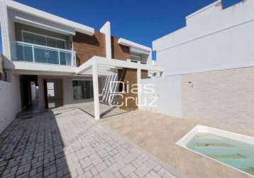 Casa com 3 dormitórios à venda, 165 m² por r$ 765.000,00 - costazul - rio das ostras/rj