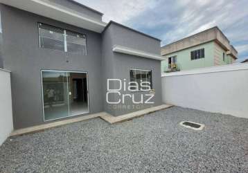 Casa com 2 dormitórios à venda, 65 m² por r$ 250.000,00 - extensão serramar - rio das ostras/rj