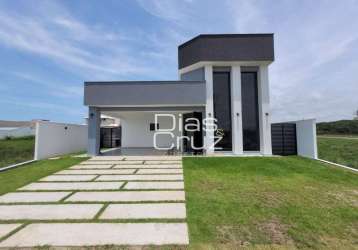 Casa com 3 dormitórios à venda, 250 m² por r$ 890.000,00 - viverde - rio das ostras/rj