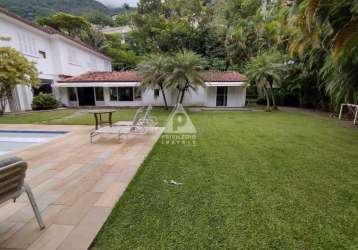 Casa à venda, 4 quartos, 1 suíte, são conrado - rio de janeiro/rj