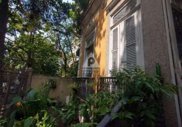 Casa de rua à venda, 3 quartos, laranjeiras - rio de janeiro/rj