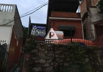 Casa de rua à venda, 2 quartos, santa teresa - rio de janeiro/rj