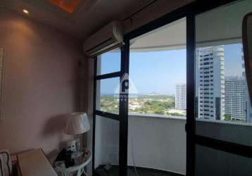 Apartamento à venda, 2 quartos, 1 suíte, 2 vagas, barra da tijuca - rio de janeiro/rj