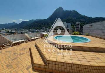 Cobertura à venda na lagoa 510 m² 4 quartos 4 vagas na escritura piscina sauna churrasqueira