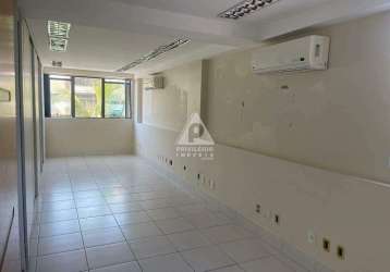 Recreio dos bandeirantes! sala comercial, banheiro, cozinha, vaga, 38m²