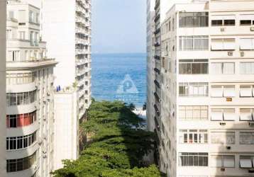 Excelente apto reformado 4 qtos vista mar - esquina avenida nossa senhora de copacabana