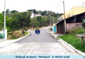 Terreno em condomínio para venda em mairiporã, estância da serra