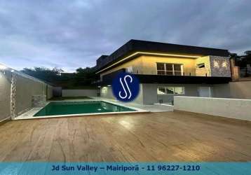 Casa para venda em mairiporã, jardim sun valley, 2 dormitórios, 2 suítes, 3 banheiros, 2 vagas