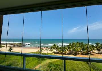 Apartamento 2/4 sendo 1 suíte 69 m2 vista mar pedra do sal - itapuã