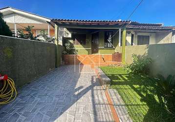 Casa com 2 quartos à venda na rua bertoldo schneider, rincão da madalena, gravataí, 55 m2 por r$ 250.000