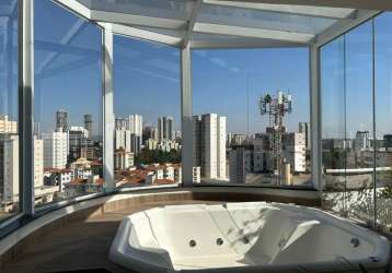 Belíssima cobertura duplex com jacuzzi privativa no coração do campolim.