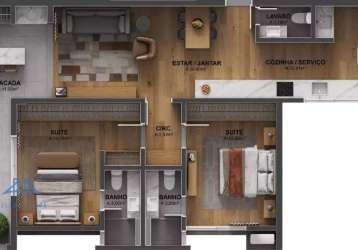 Apartamento com 2 dormitórios à venda, 91 m² por r$ 924.578,83 - canasvieiras - florianópolis/sc