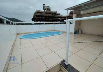 Cobertura à venda, 195 m² por r$ 1.500.000,00 - córrego grande - florianópolis/sc