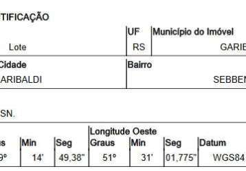 Oportunidade única em garibaldi - rs | tipo: gleba | negociação: venda online  | situação: imóvel