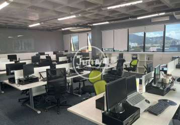 Sala para locação  - r$ 7.000,00  -  168m²- joão paulo, florianópolis - sc