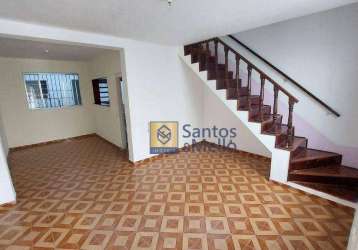 Sobrado com 2 dormitórios para alugar, 70 m² por r$ 1.900,00/mês - bangu - santo andré/sp