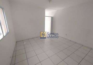 Sala para alugar, 40 m² por r$ 1.105,00/mês - vila humaitá - santo andré/sp